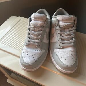 Nike White and Gray Athletic Shoes